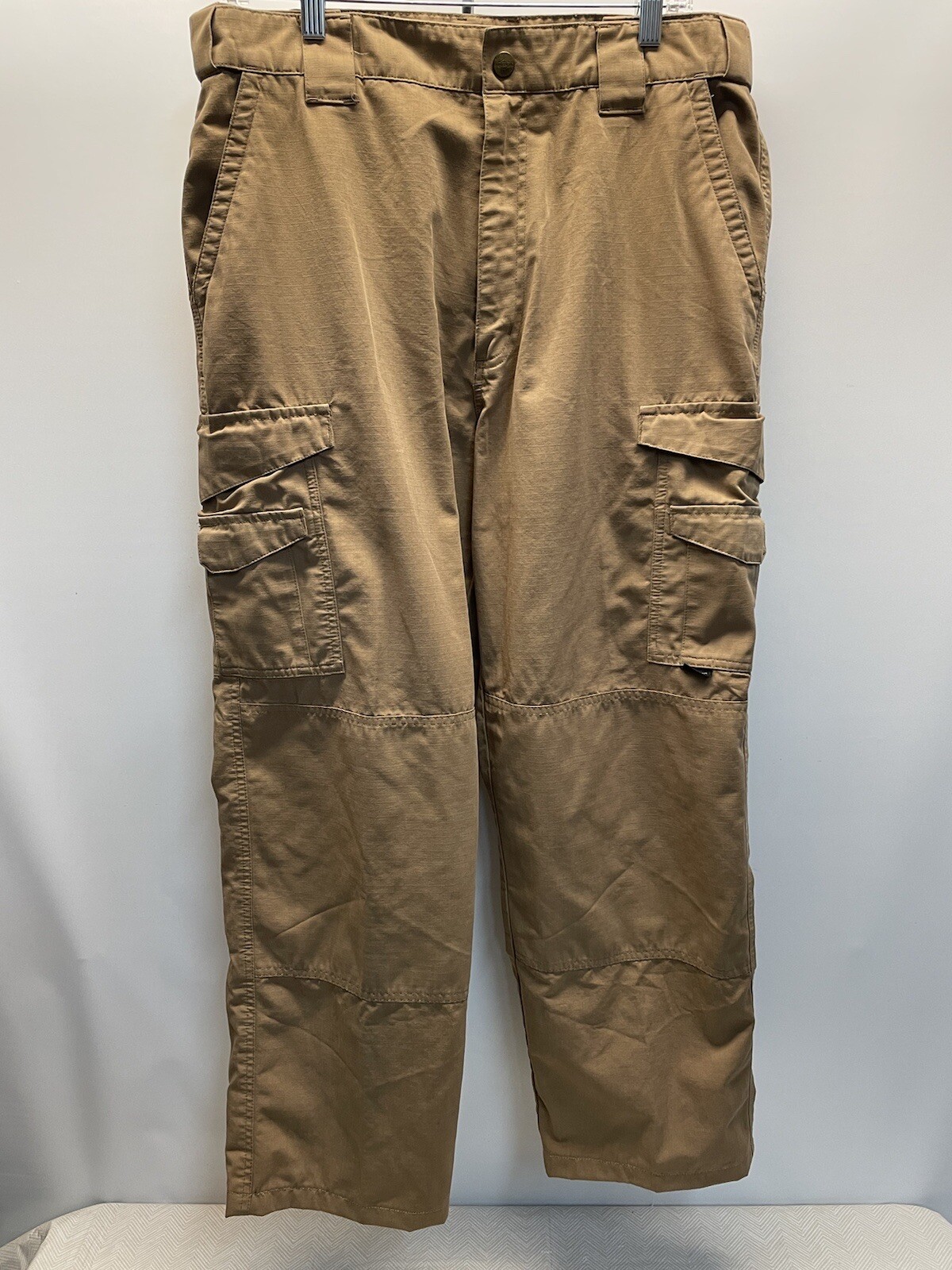 TRU-SPEC Rip Stop Tactical Tan Cargo Pants Mens Sz 36×30 Straight Leg EUC!