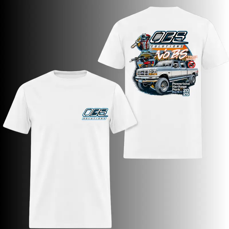 Ford OBS Lifted Crew Cab Square Body Truck Graphic T-Shirt Tee