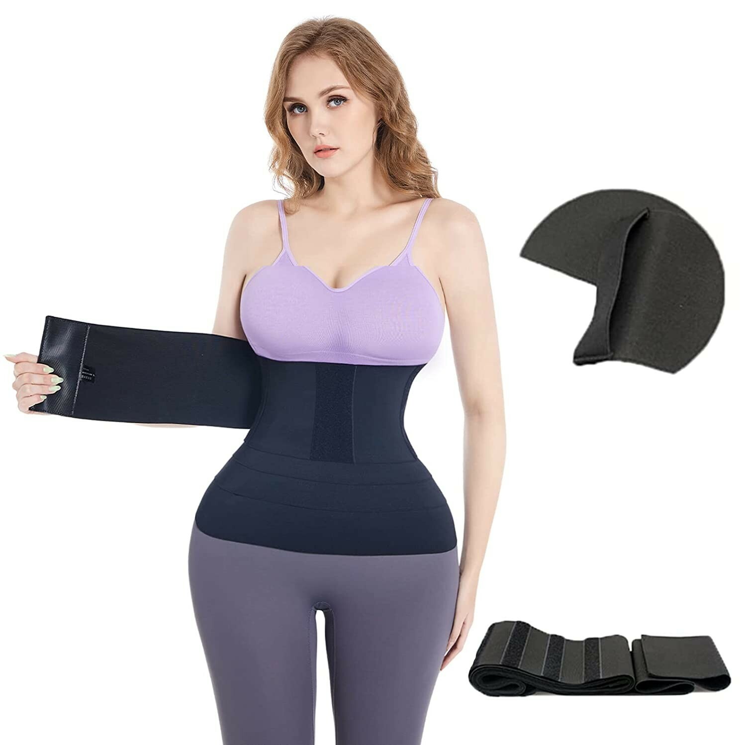 Waist Trainer For Women Lower Belly Waist Wraps For Stomach Bandage Wrap 4m