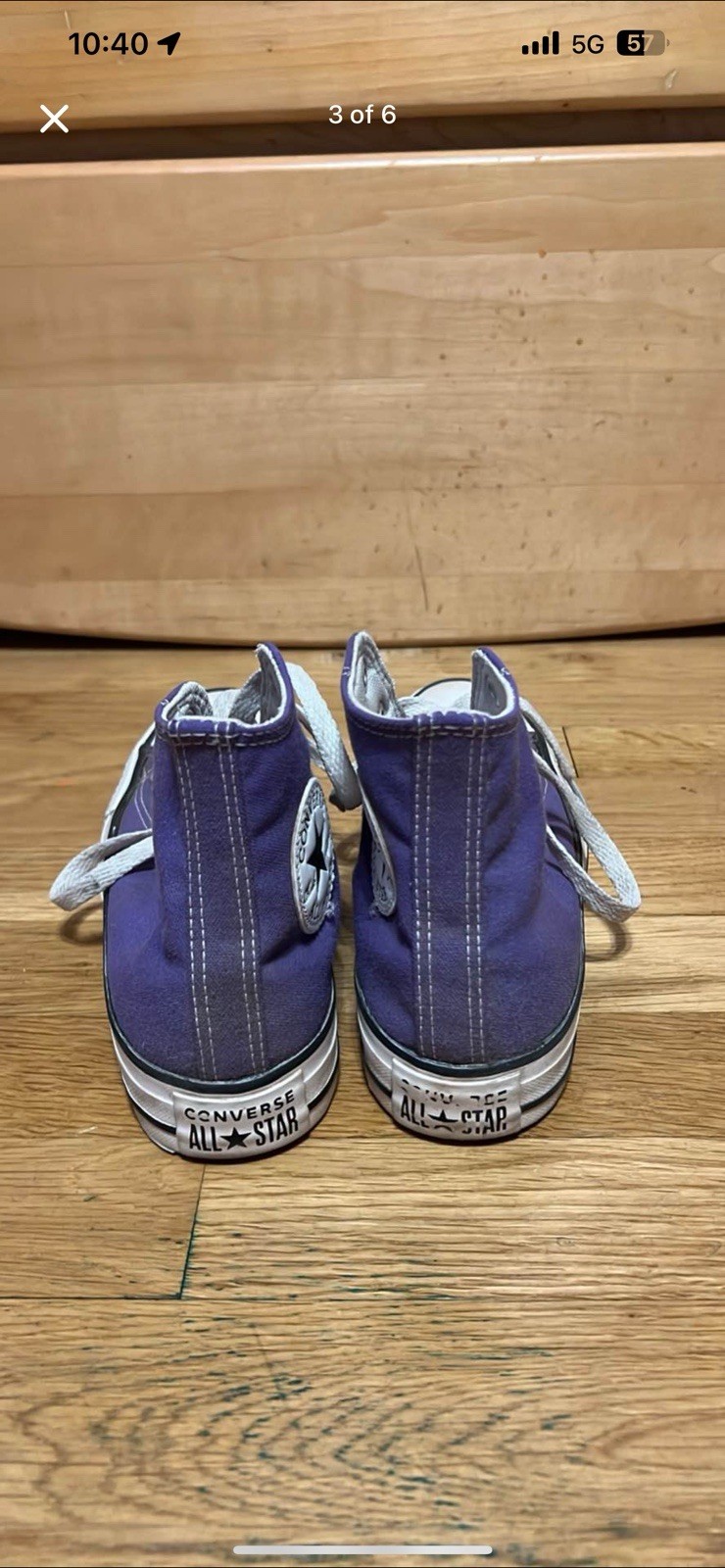 Converse Chuck Taylor All Star High Top Canvas Lace-Up Electric Purple Men
