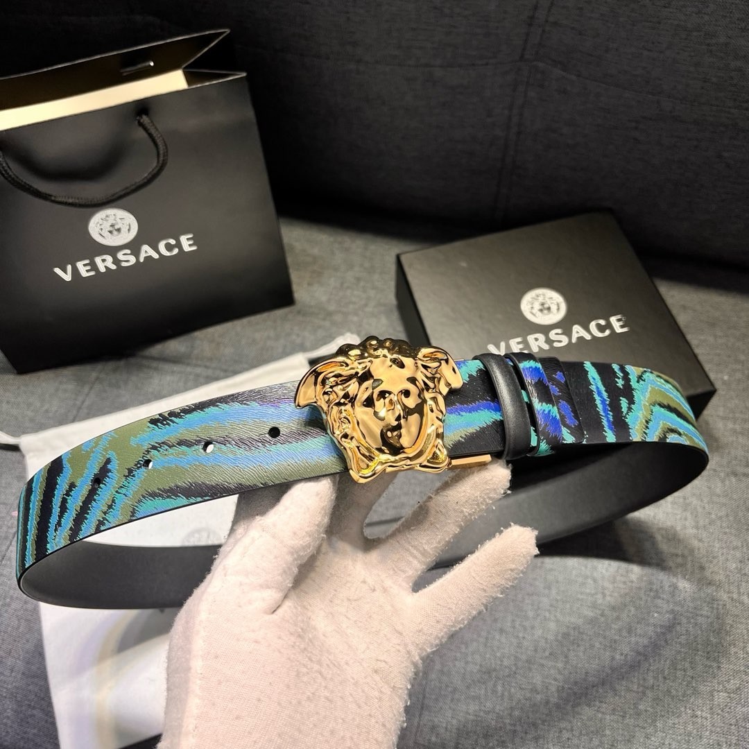 Versace belt REVERSIBLE for sale authentic Classic Belt Width:4.0cm/1.57in