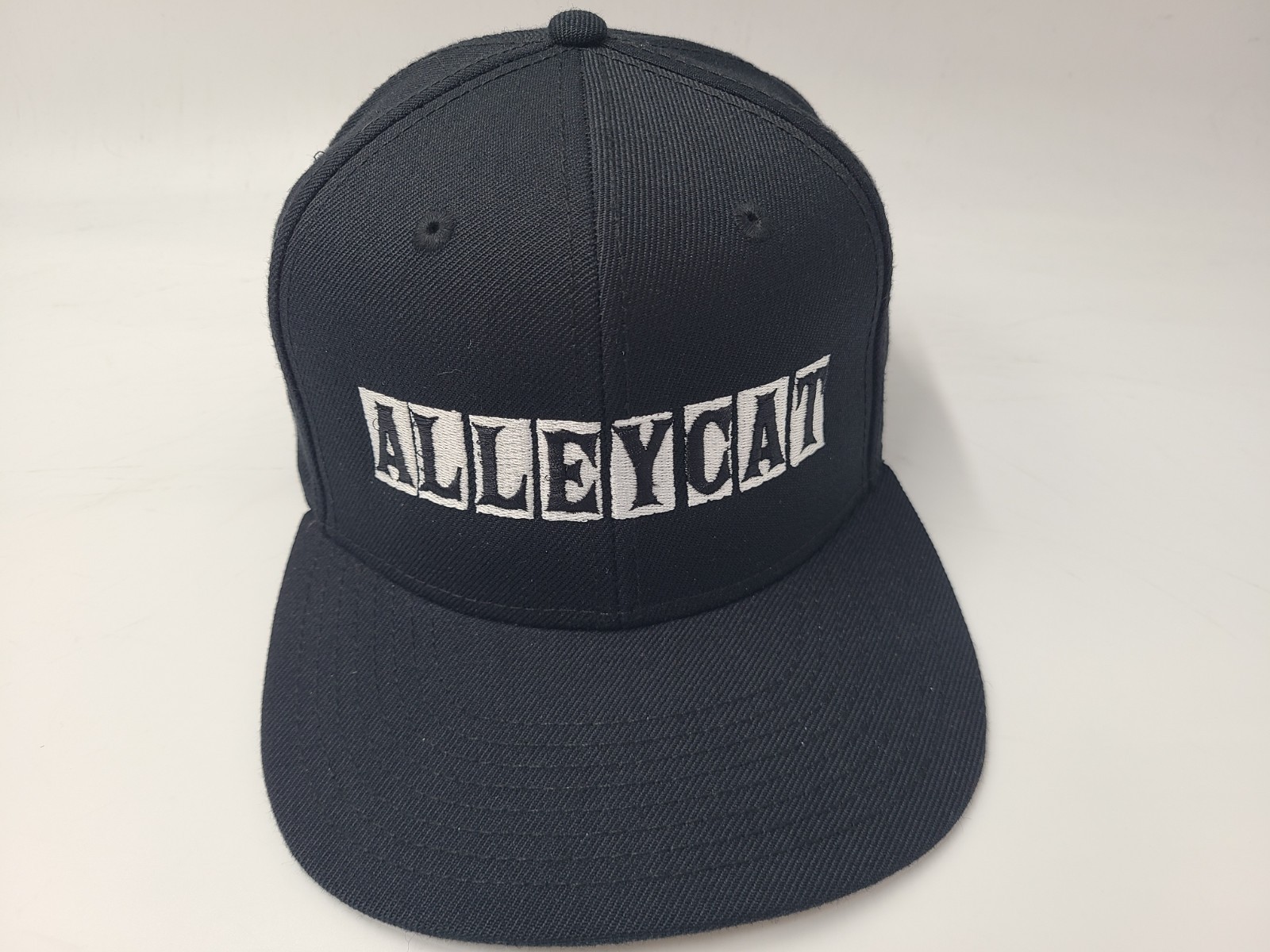 Alley Cat Beard Co Company Snapback Hat Cap Wool Blend Grooming Hair Care Black