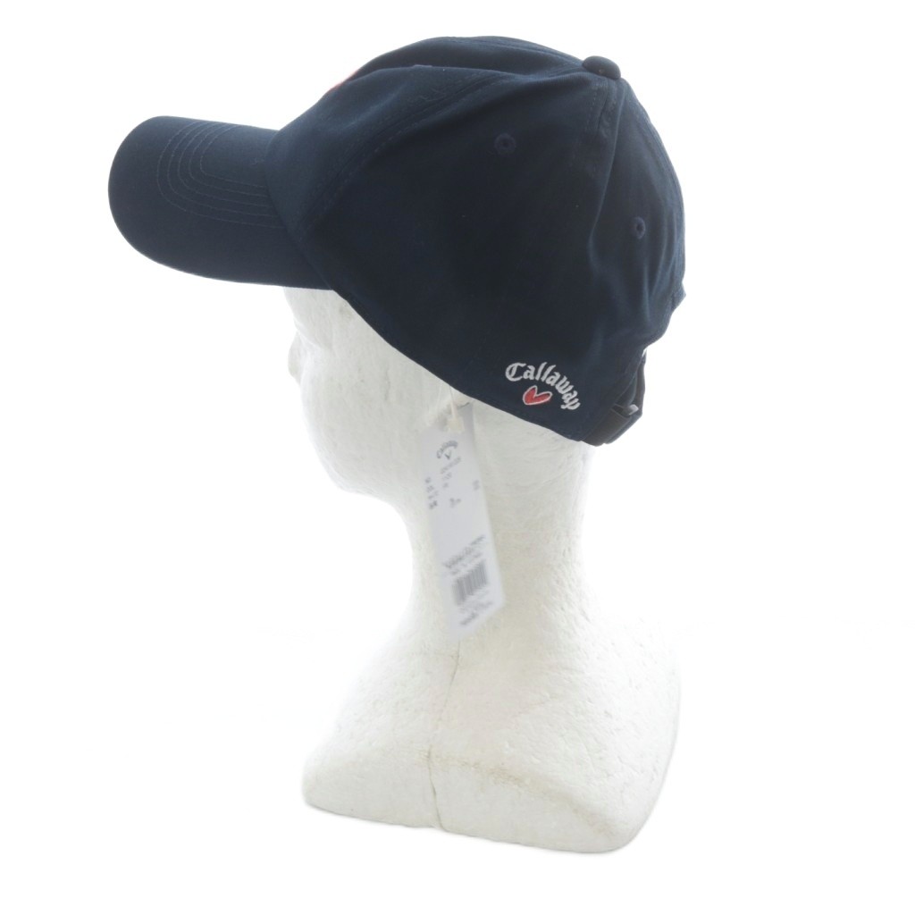 Callaway Navy Twill Golf Cap 7.5cm Brim, Size 56cm (22in), Unused