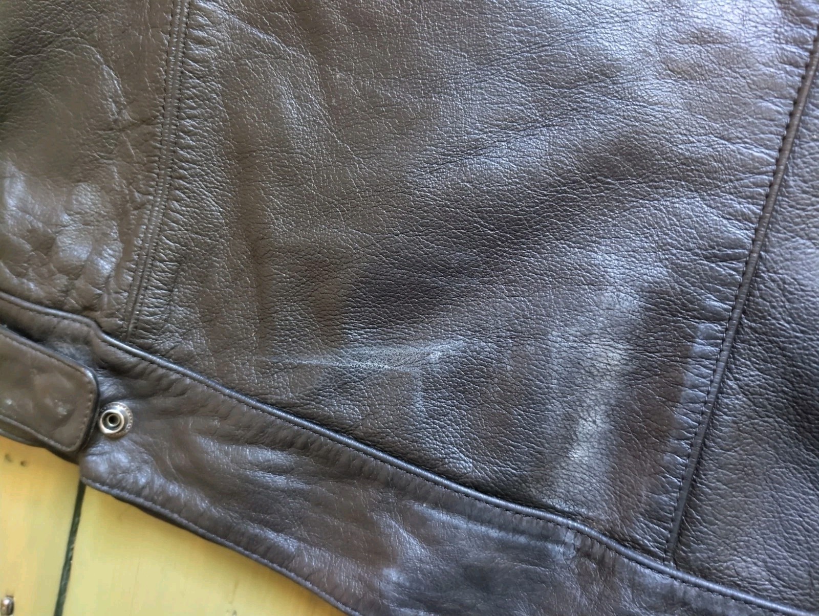 Harley Davidson 2XL Men’s FOSTER Black Leather Motorcycle Vest **READ