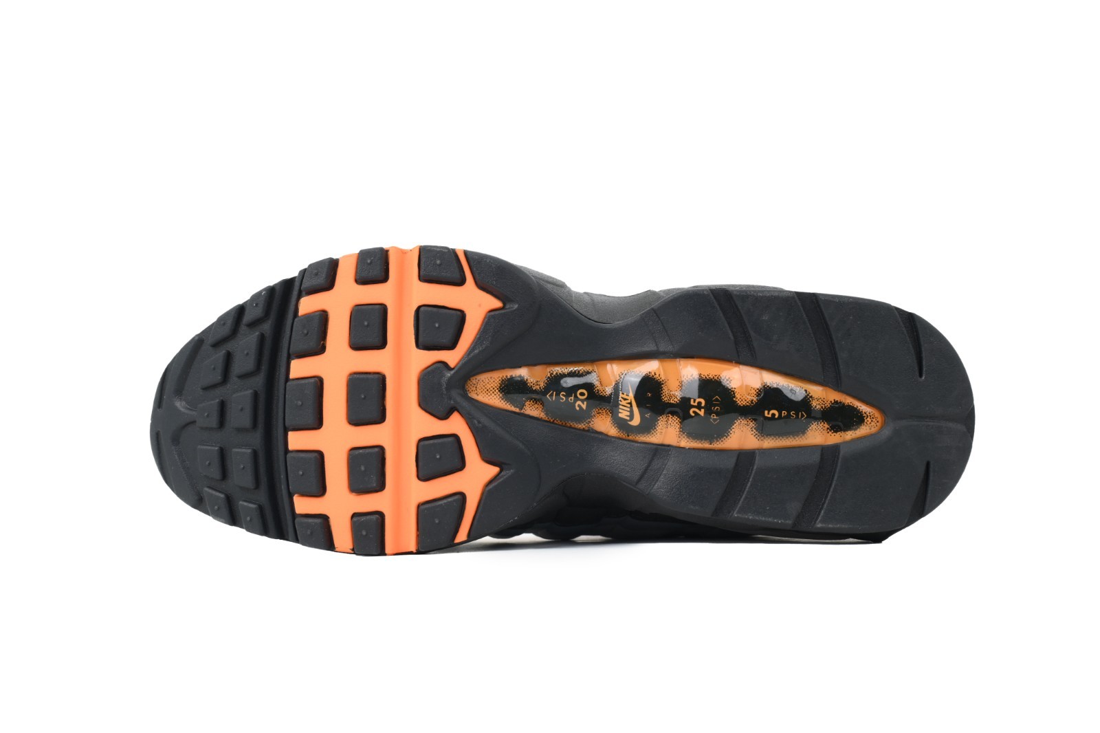 Nike Air Max 95 Orange Grey Black Men’s Casual Running Sneakers