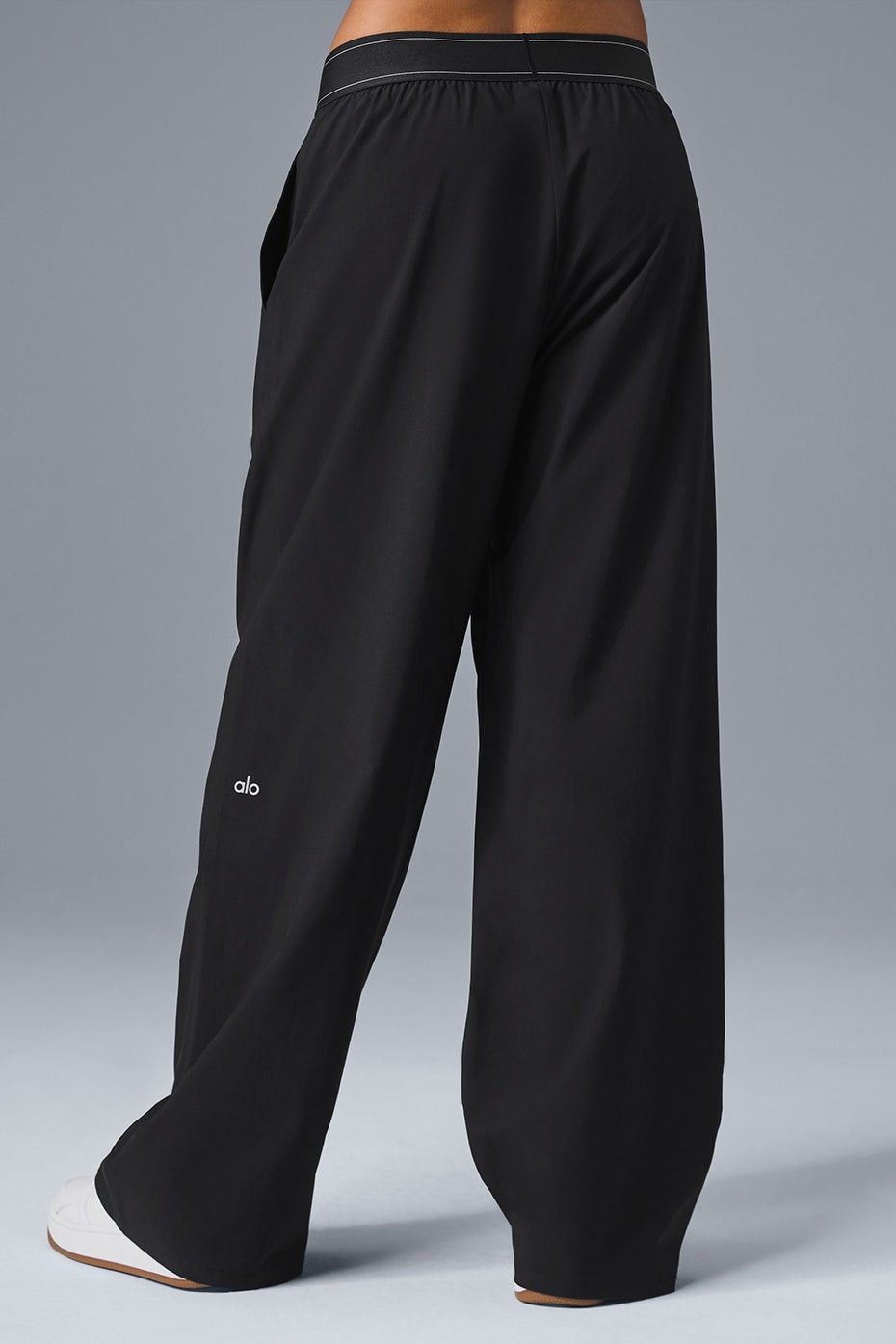 ALO Suit Up Trouser Black Women’s Wide Leg Pants Size S M L