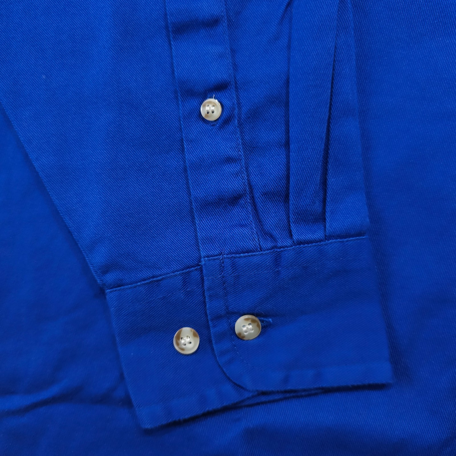 Blue Generation Men’s Long Sleeve 100% Cotton Button Down Collar Shirt. med. NEW