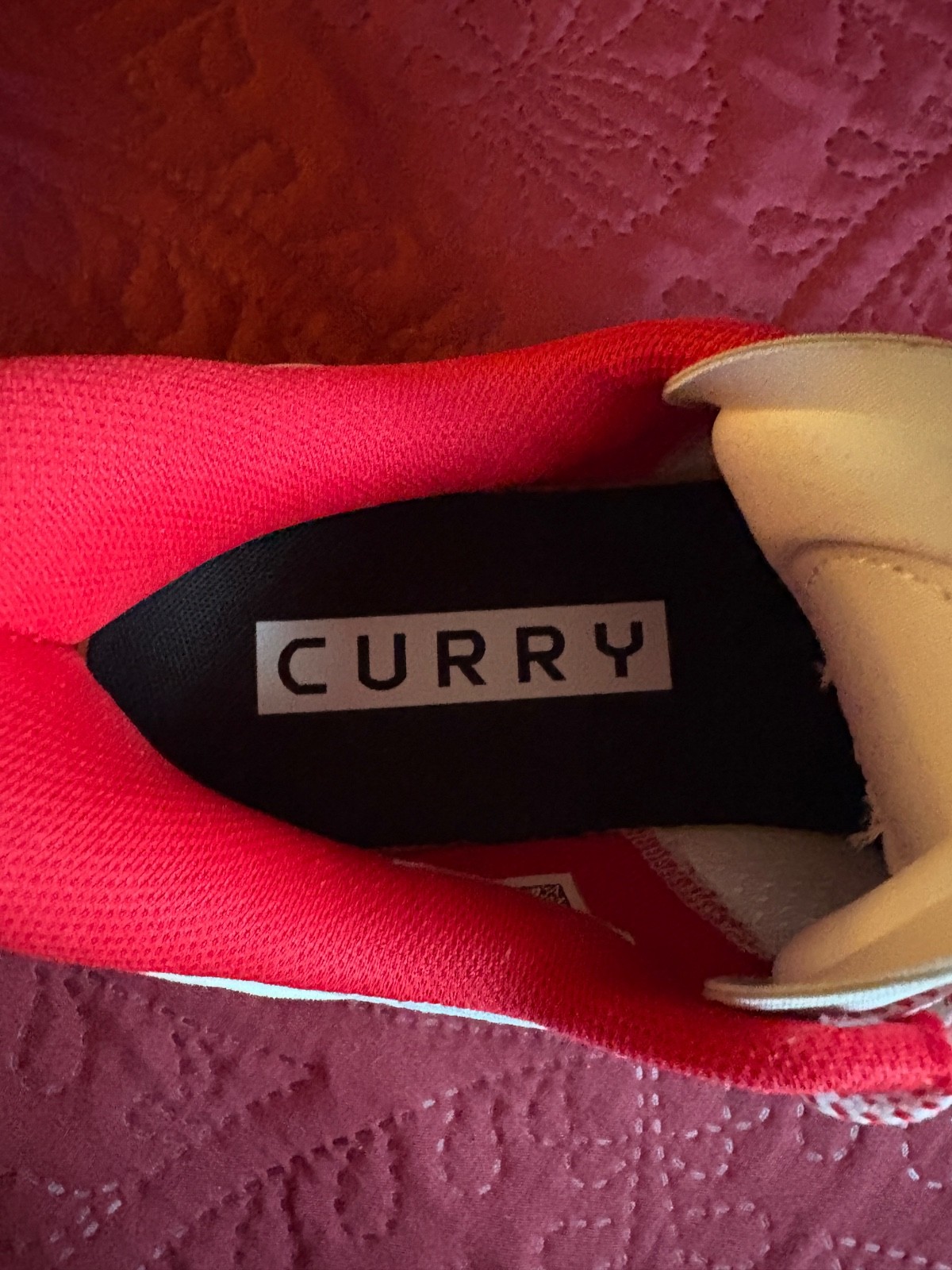 Under Armour Curry Brand Curry Flow 12 Team ‘White Red’ – Men’s 7.5 /