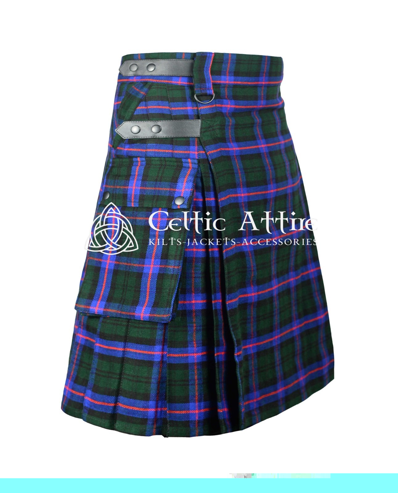 Armstrong Scottish Tartan Utility Kilt – Made to Order By Celtic Attire