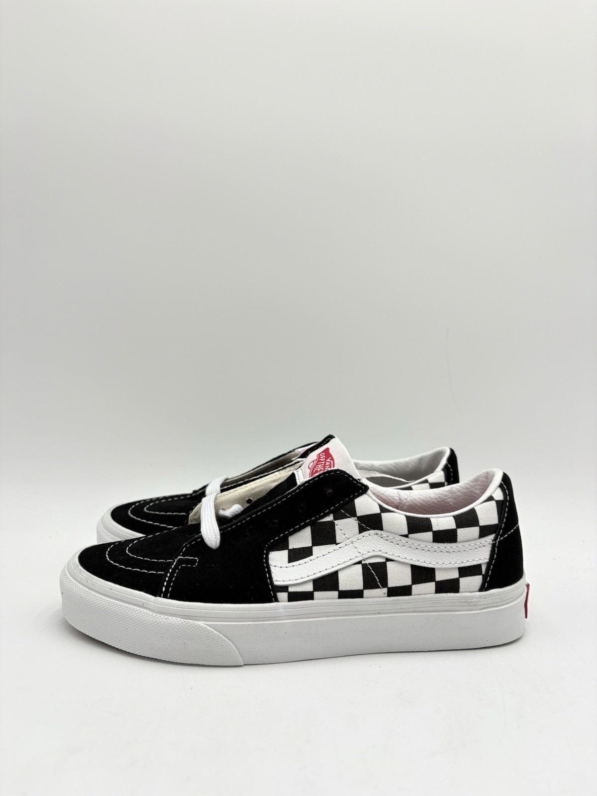 Vans Men’s Sk8 Low Multiple Sizes Checkerboard Black |VN0A4UUK4W7|