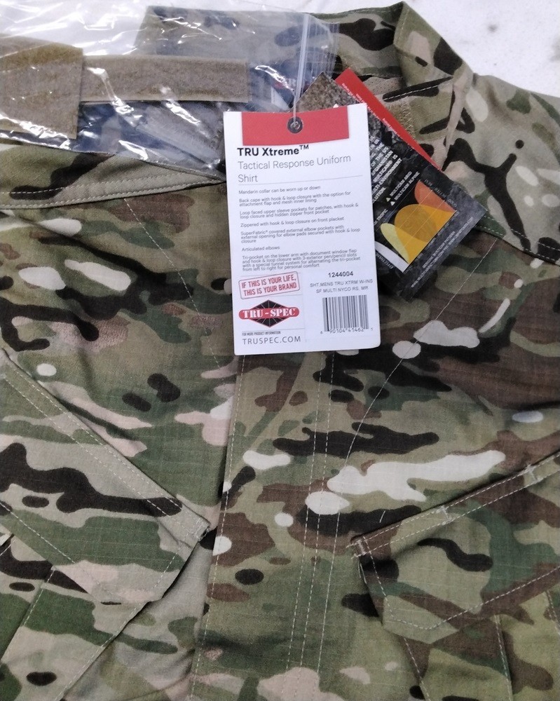 Tru-Spec Multicam Tactical Response Uniform Shirt 1244 TRU Xtreme Shirt -Size LG