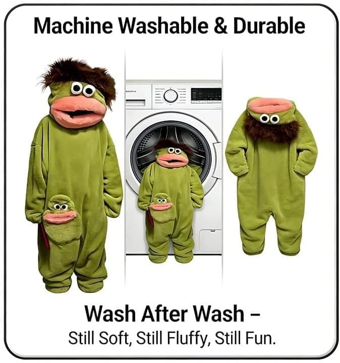 Free Ship Monster Silly Pajamas Funny Costumes Wearable Fancy Dress Fleece Cozy