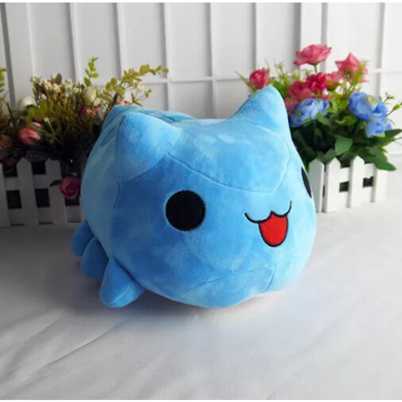 Bugcat Capoo Cartoon Plush Doll Blue Cat Stuffed Toy Pillow Gift 30cm Cute New