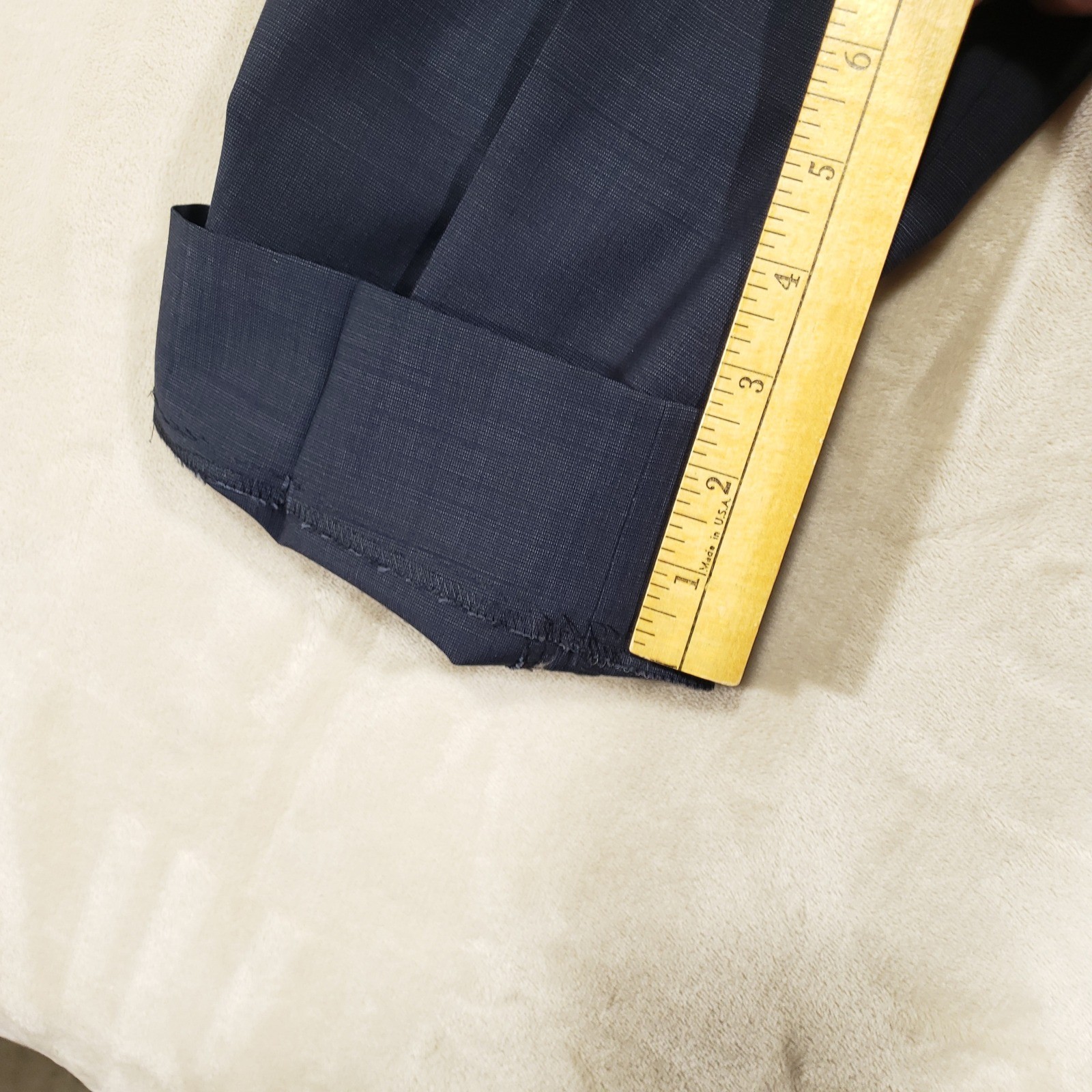 Ted Baker Suit Mens 38R Navy Blue Wool Jarrett CT Endurance Micro-Check 2-Piece