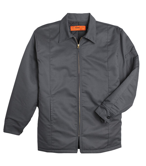 Work Jackets Used Uniform Cintas Unifirst Red Kap Insulated Lined Panel Coat