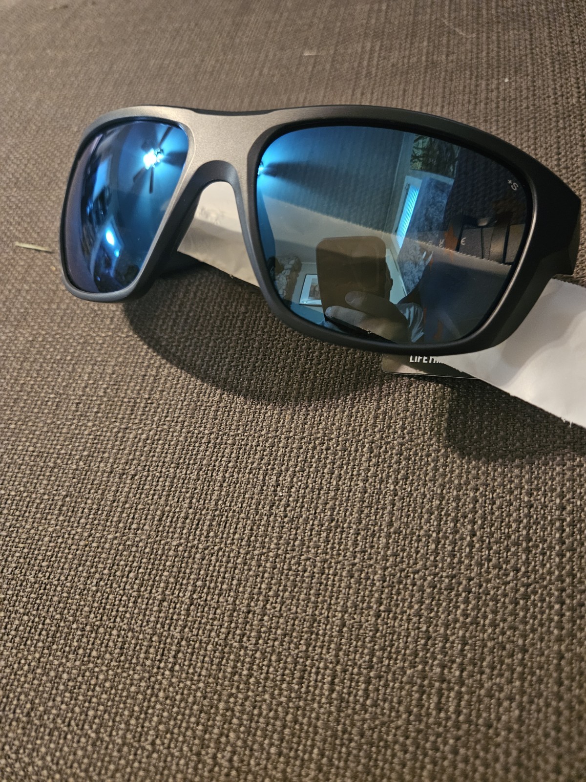 Vortex Optics Jackal Sunglasses UV Protection Polarized Ballistic Rated Blue