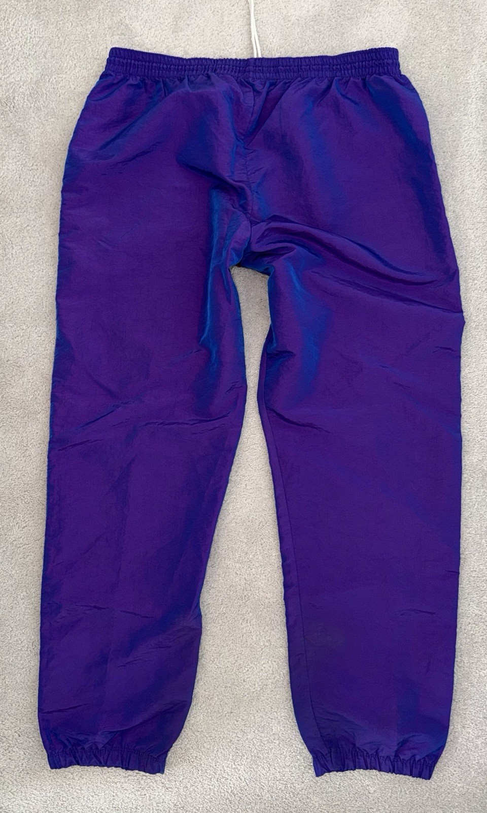 SURF STYLE Vintage 2 Pc Hooded Windbreaker/pants Iridescent Purple One Size