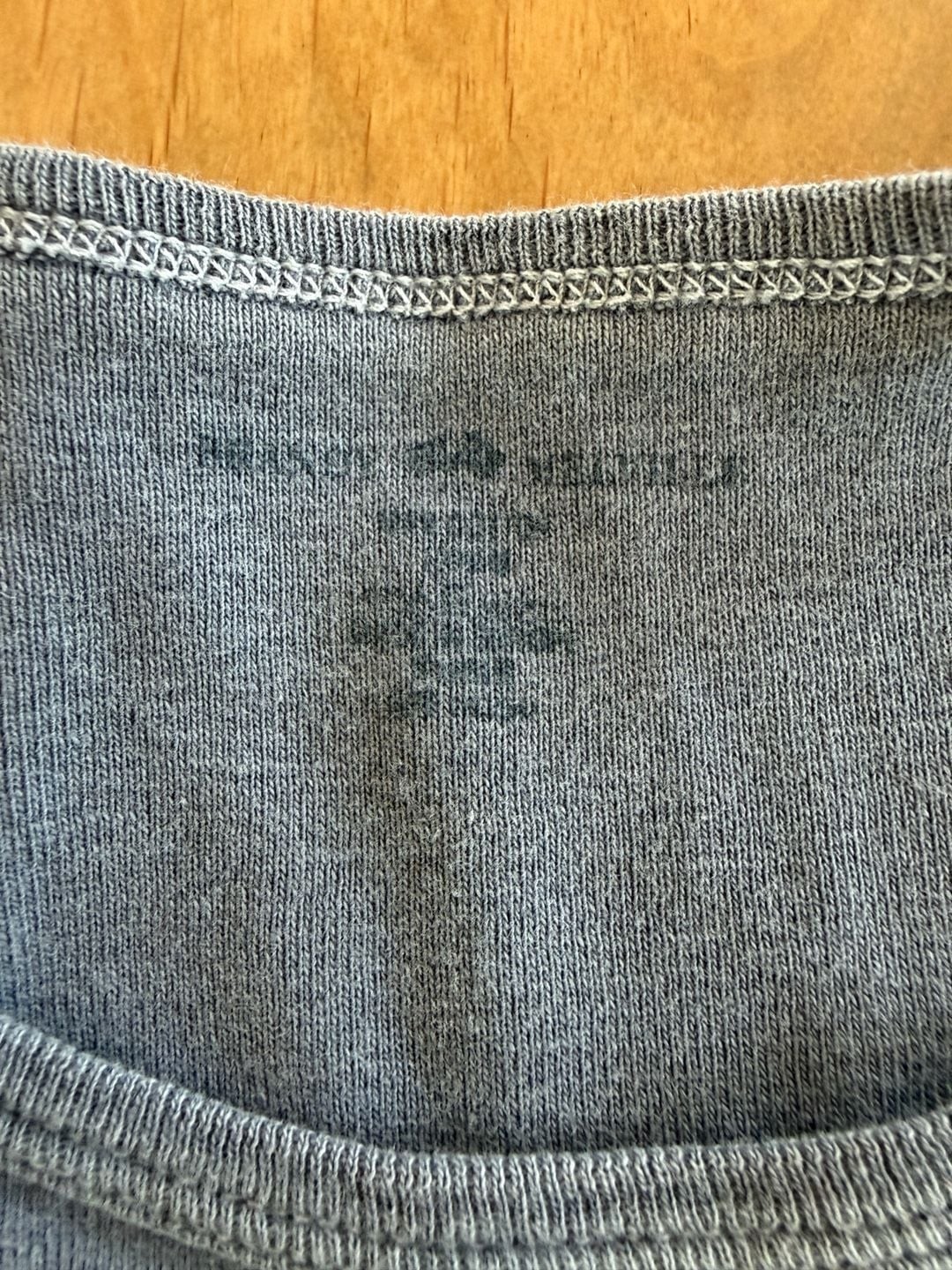 Brandy Melville Blue Crew Neck Short Sleeve T-Shirt