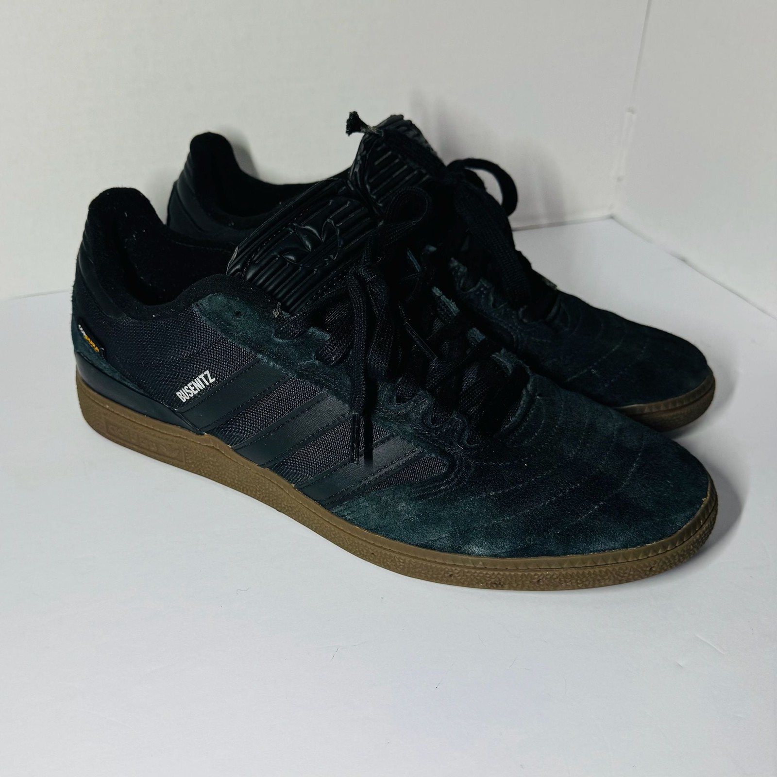 Adidas Busenitz Pro Black Suede Skate Sneakers