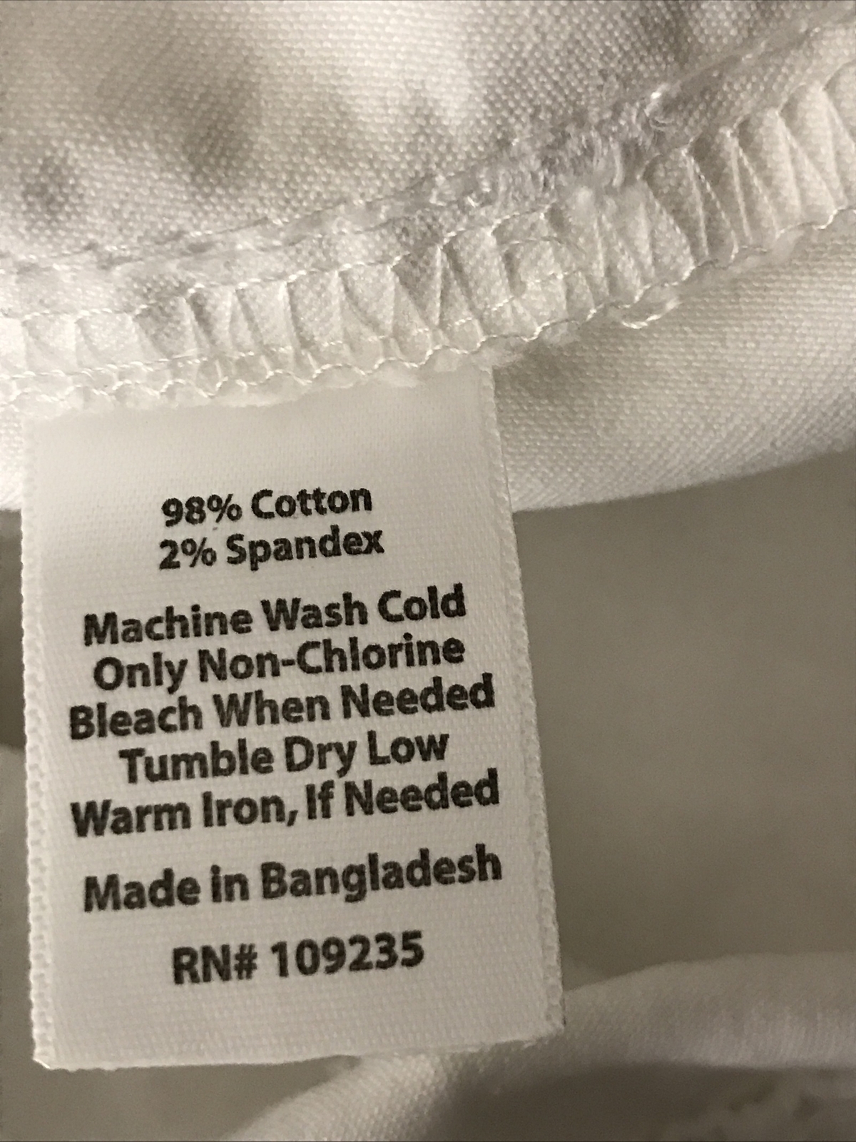 Dean St. Troper France Women’s Capris, White Cotton Blend Pants Varies Sizes New