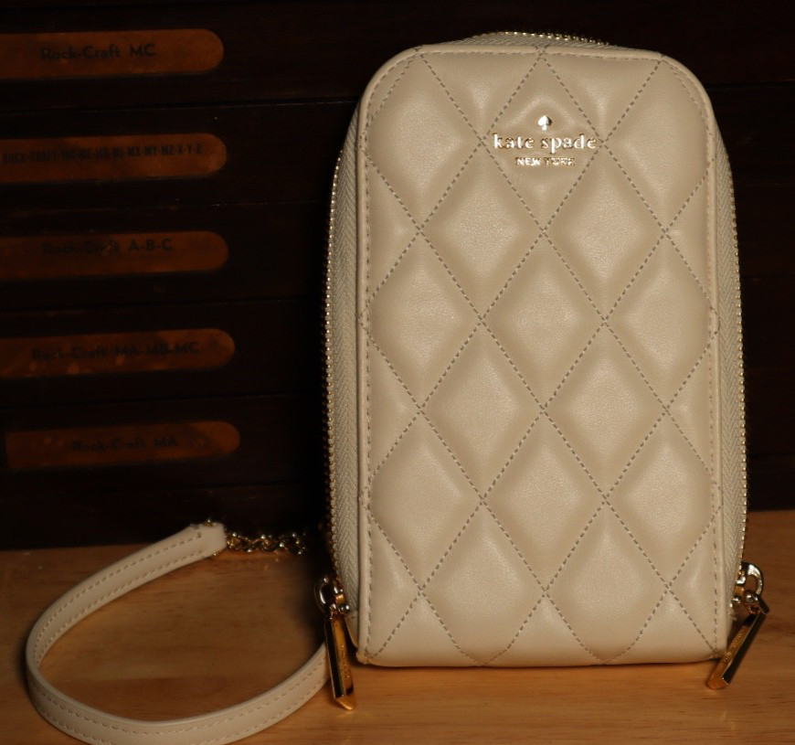 Kate Spade Carey Quilted Leather North South Phone Crossbody