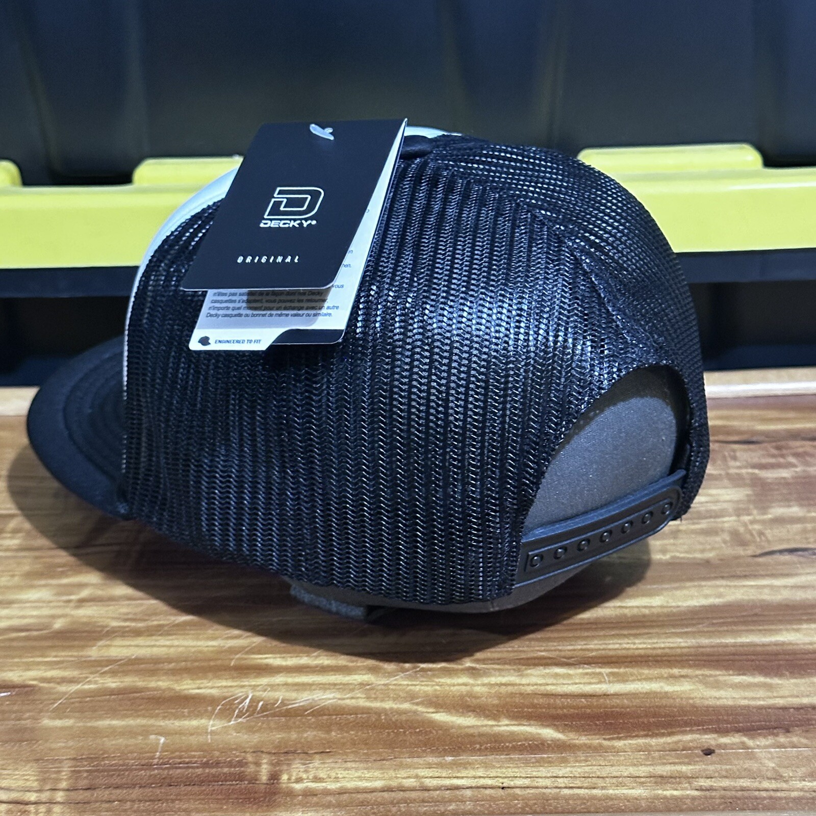 Decky Trucker Hat SKATEBOARDING SnapBack Hat Style Leather Patch