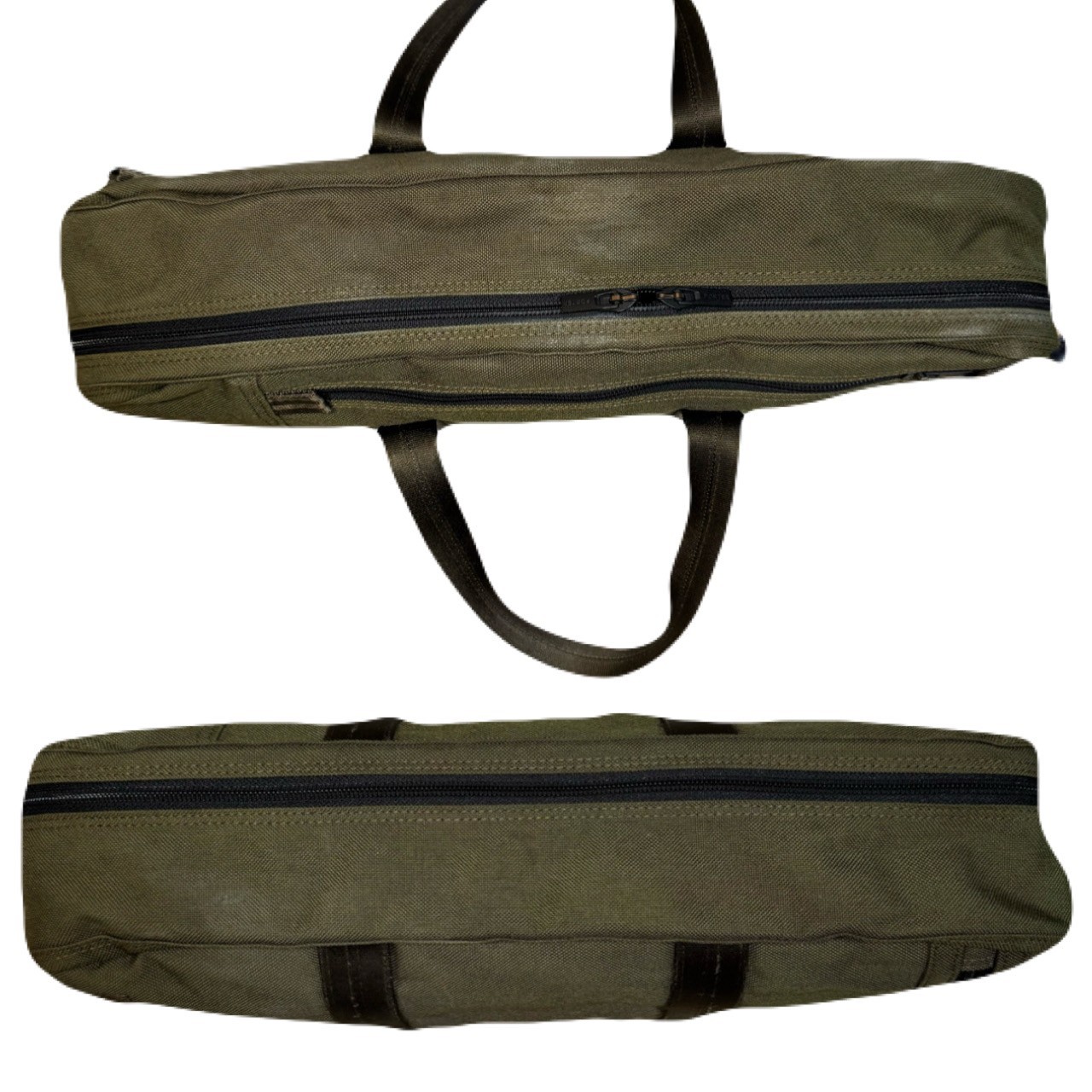 PORTER TENSION 3-Way Briefcase Backpack Olive Green Cordura Nylon Yoshida Japan