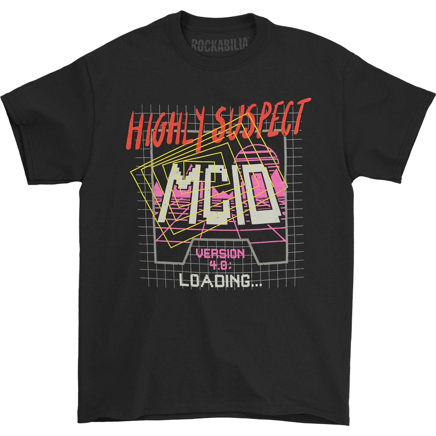 Men’s Highly Suspect Game Grid Tee (Black) T-shirt Large Black