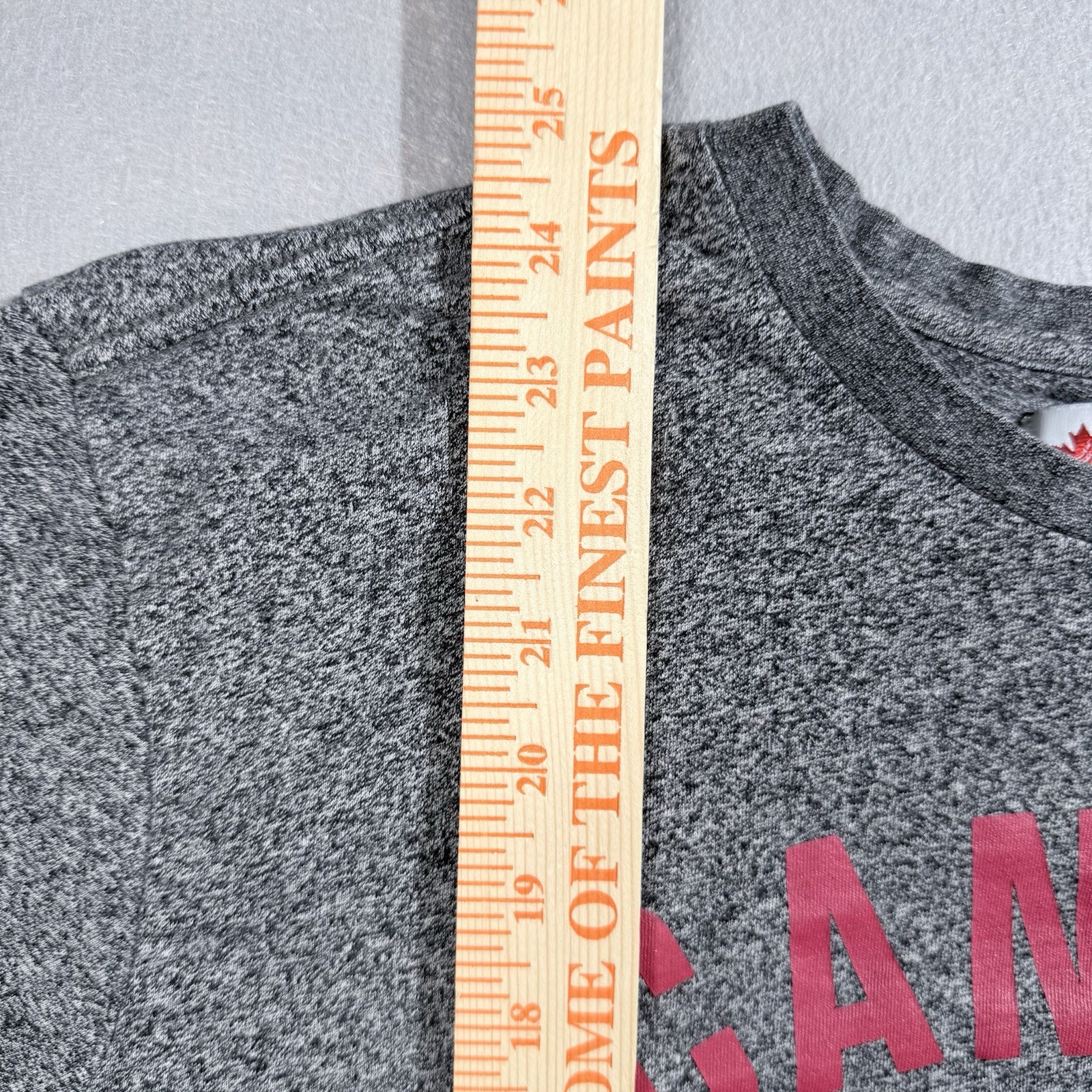Team Canada 2010 Vancouver Olympics Shirt Heather Gray Men Size Medium Sport