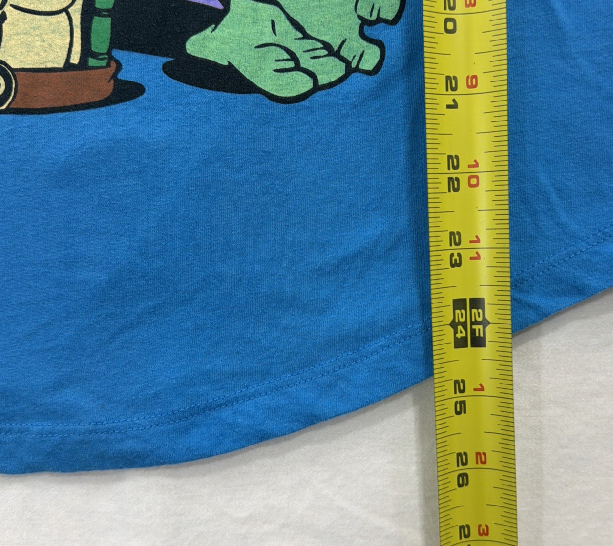 Large Blue Teenage Mutant Ninja Turtles Racerback Tank Top TMNT