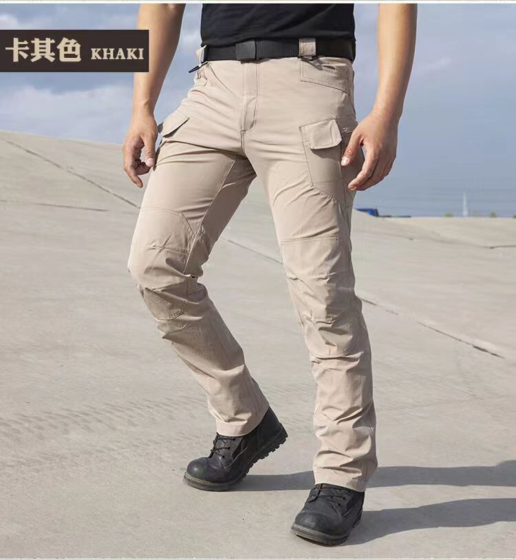 Mens Tactical Cargo Pants Work Pants Combat Outdoor Waterproof Hiking Trousers