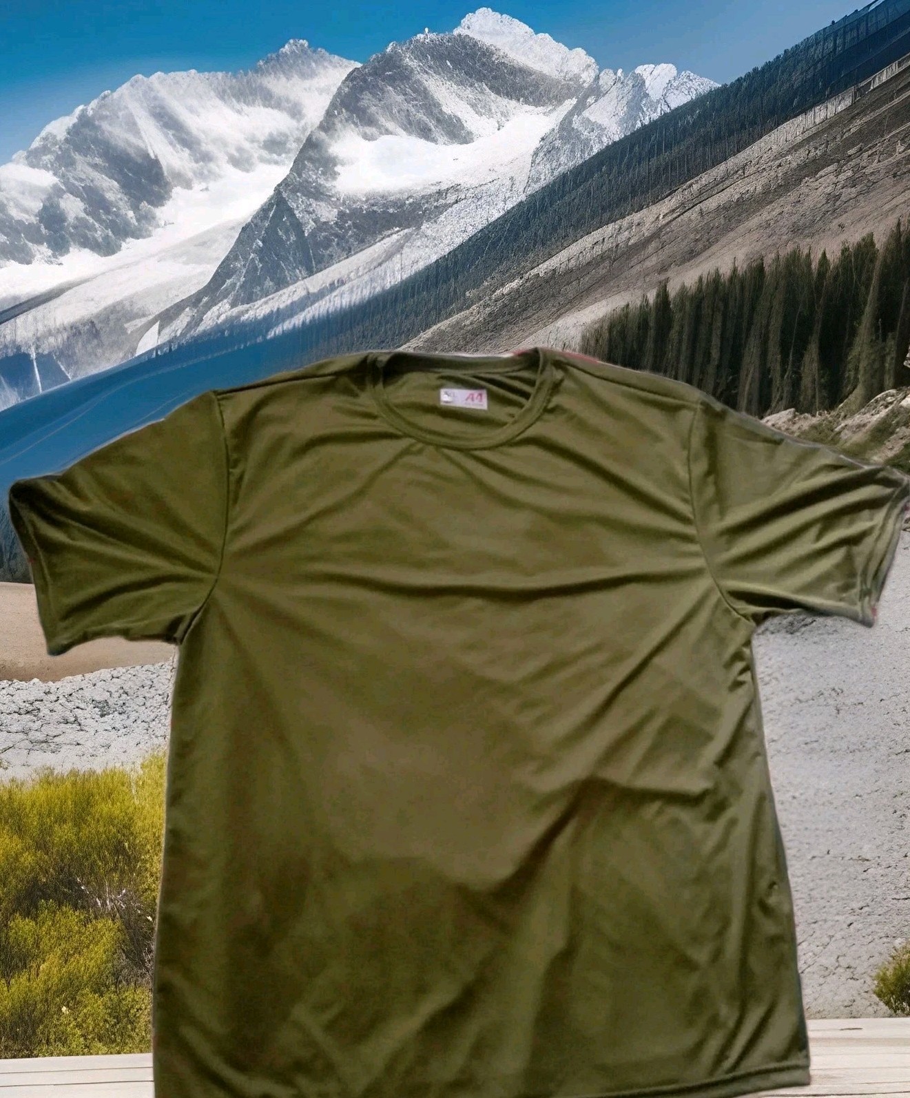 A4 Cooling Performance Comfort Short Sleeve Adult XL Tee-100% Polyester-Haiti