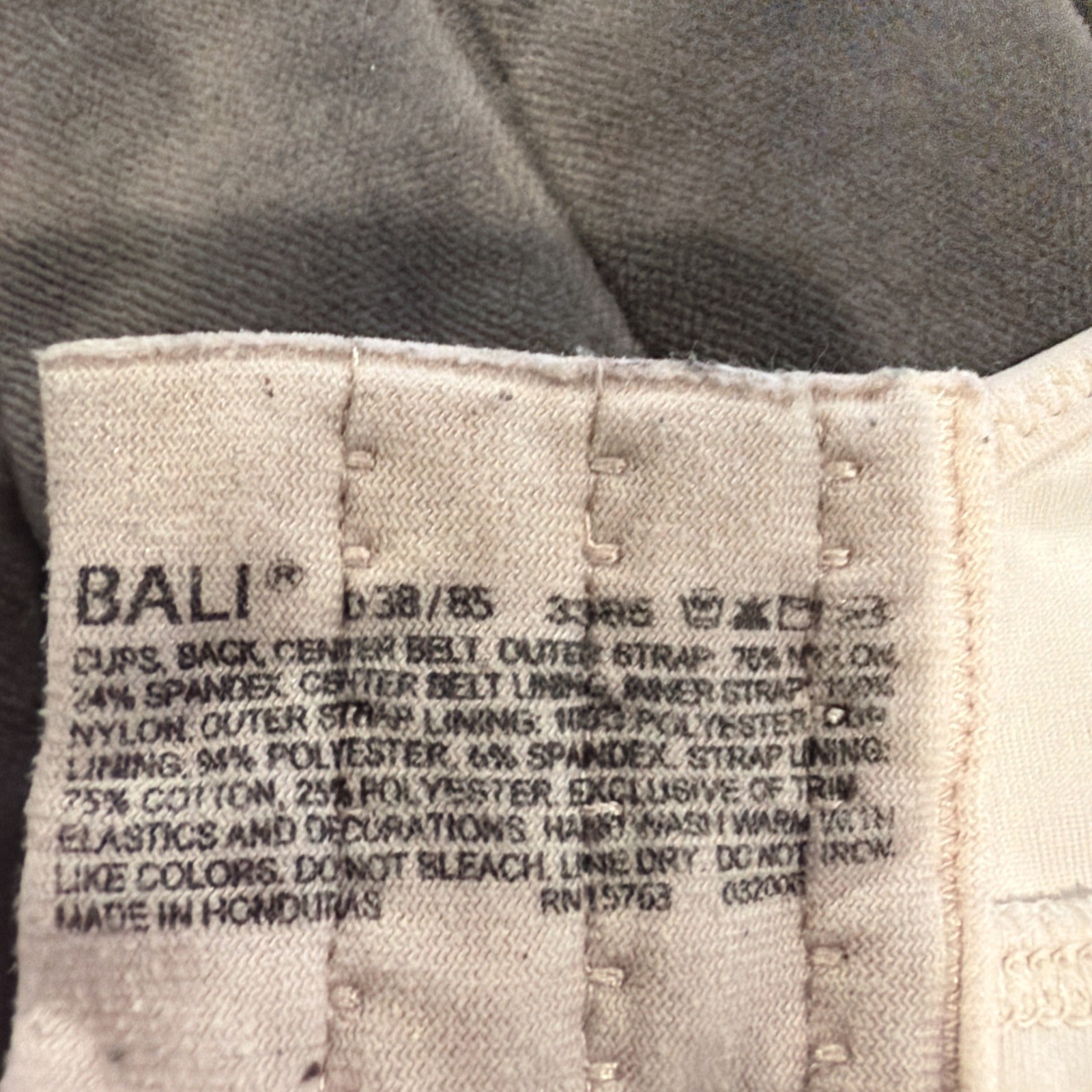 womans bali bras 38d full coverage