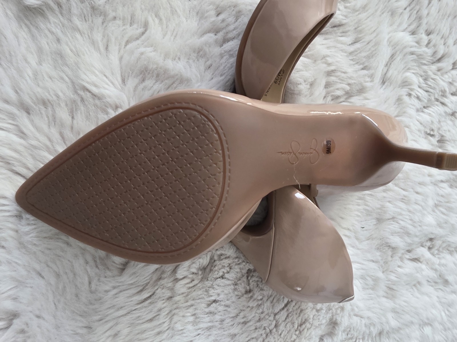 Jessica Simpson Livvy High Heel Pumps Stiletto Size 9 Nude