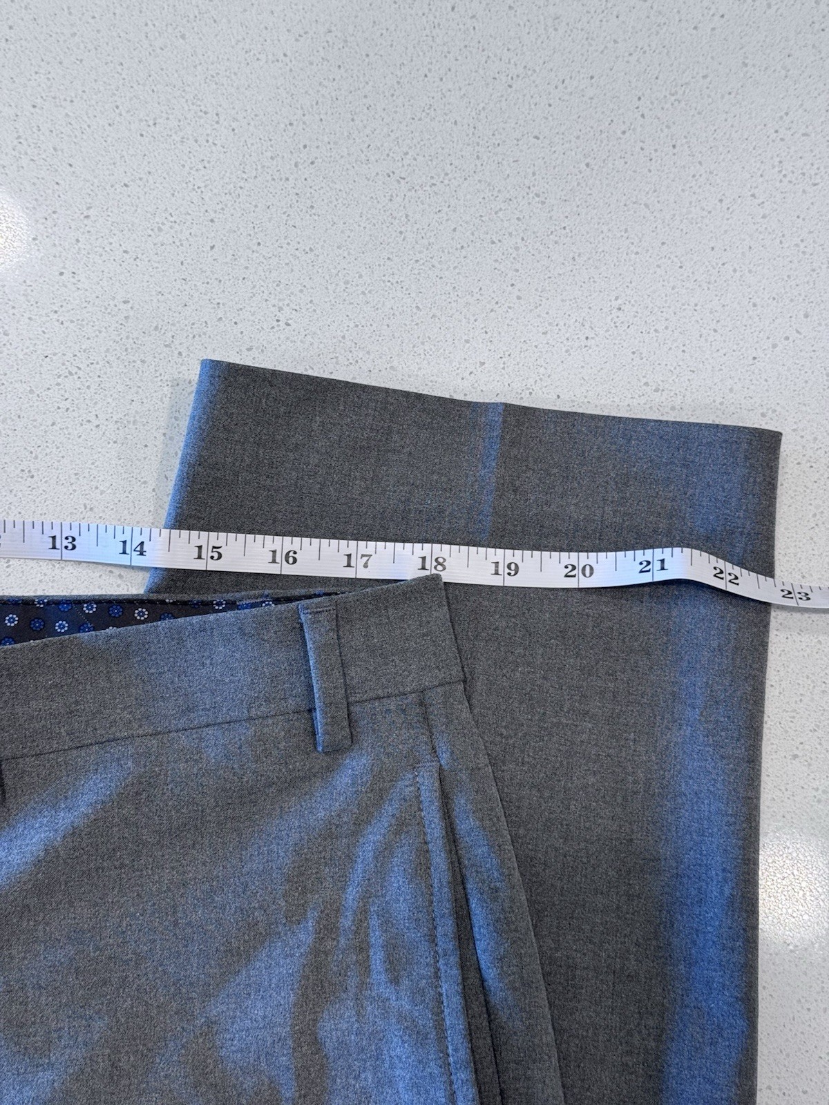 Lauren Ralph Lauren Men’s Gray Dress Pants Slim Tapered Stretch Flat Front 36W