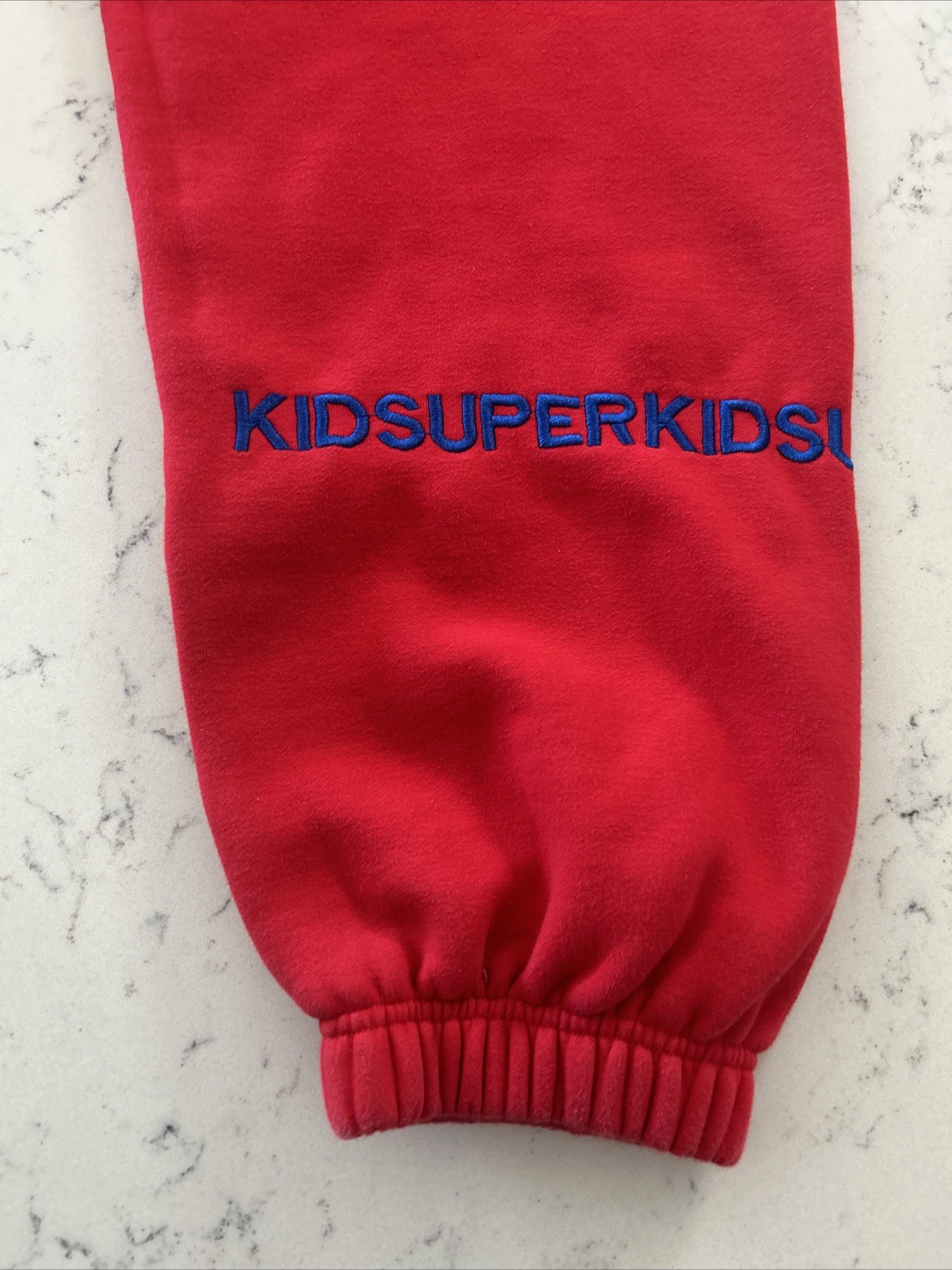 Kidsuper Studios Embroidered Stitch Drawstring Sweatpants Small 30W Tagged L 34