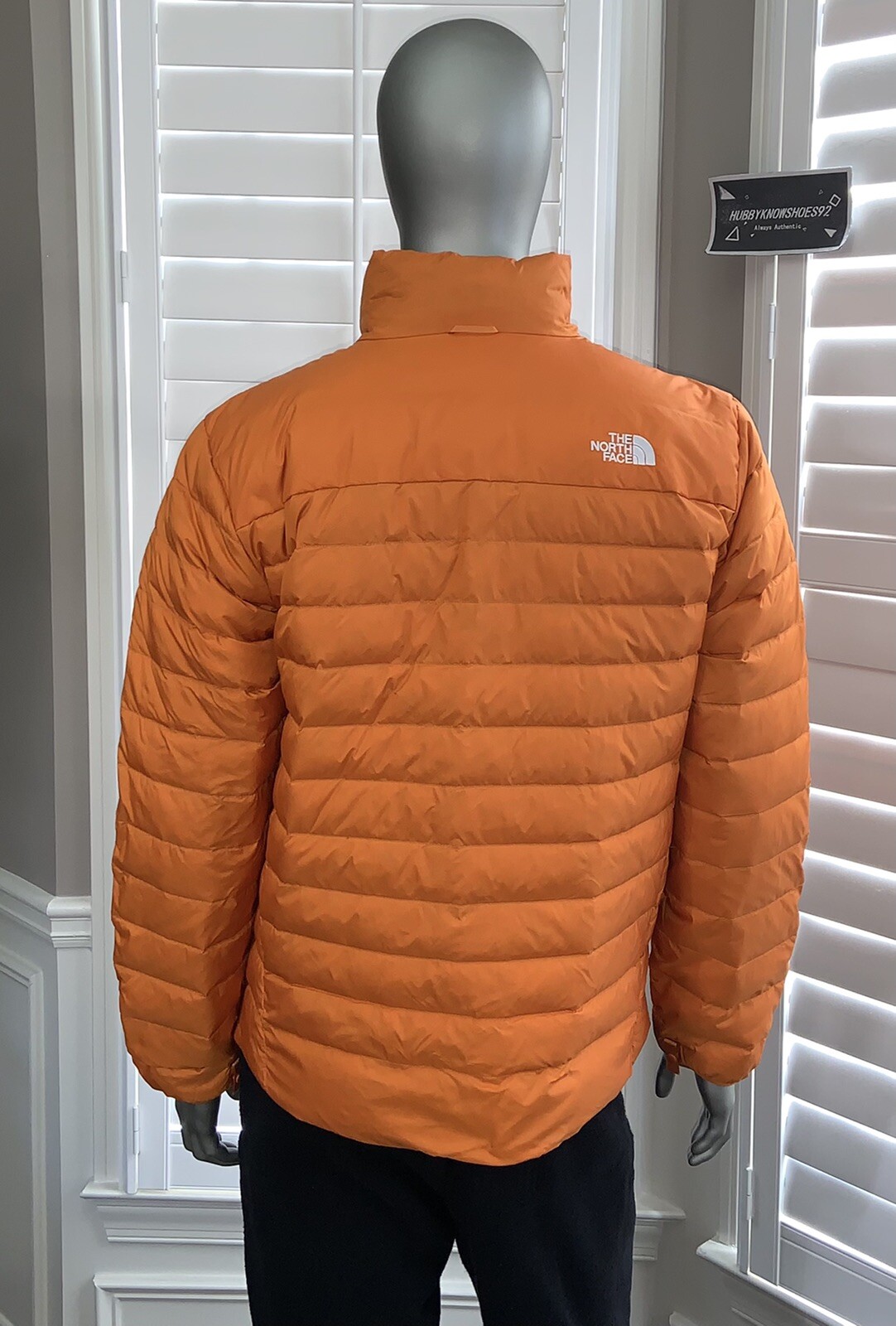 The North Face Mens Minoqua Insulated 550-Down FZ Puffer Jacket DSRT Orange NWT