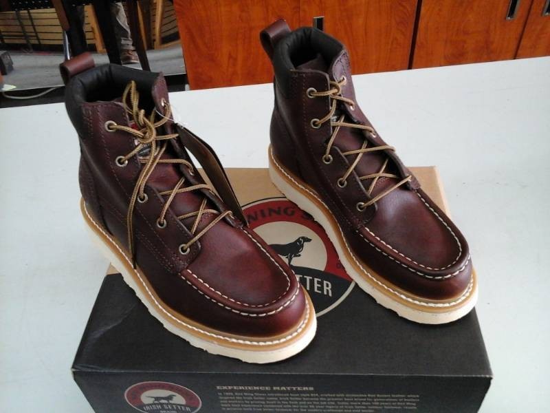 Irish Setter Ashby Men 6 Inch Soft Toe Brown Work Boot – 83605 New size 11.5 D