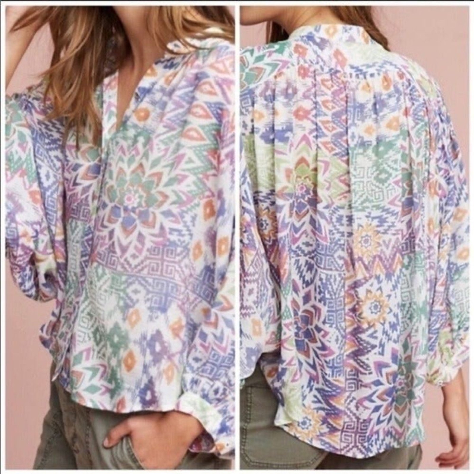 Maeve Anthropologie Bryanna Aztec Tribal