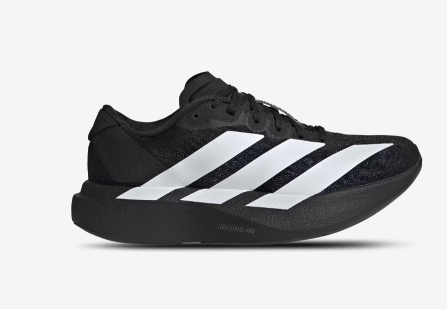 adidas adiZero Evo SL White Black KK1247 GS Sz 4Y-7Y Womens Girls Boys Running