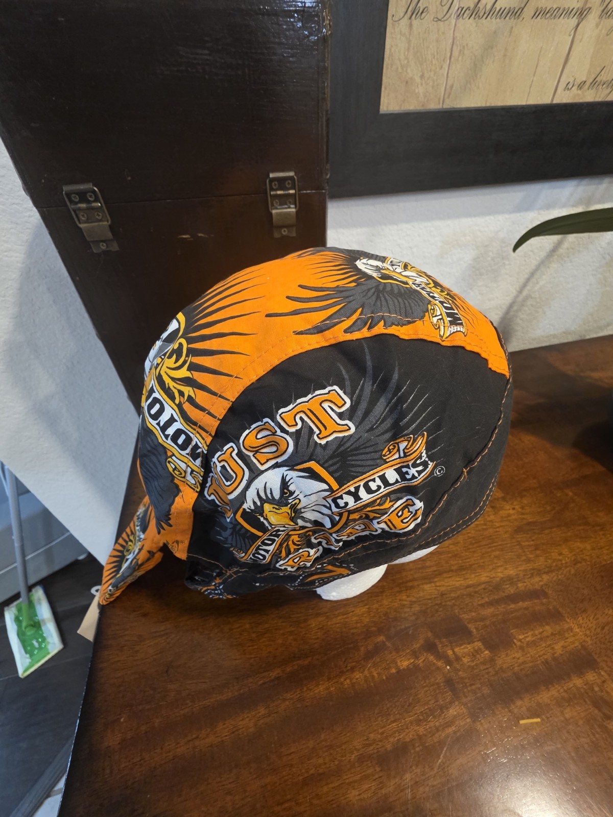 Danbanna Deluxe Du-Rag Cap Biker Headwrap Biker Sturgis Motorcycle Rally Sku 15