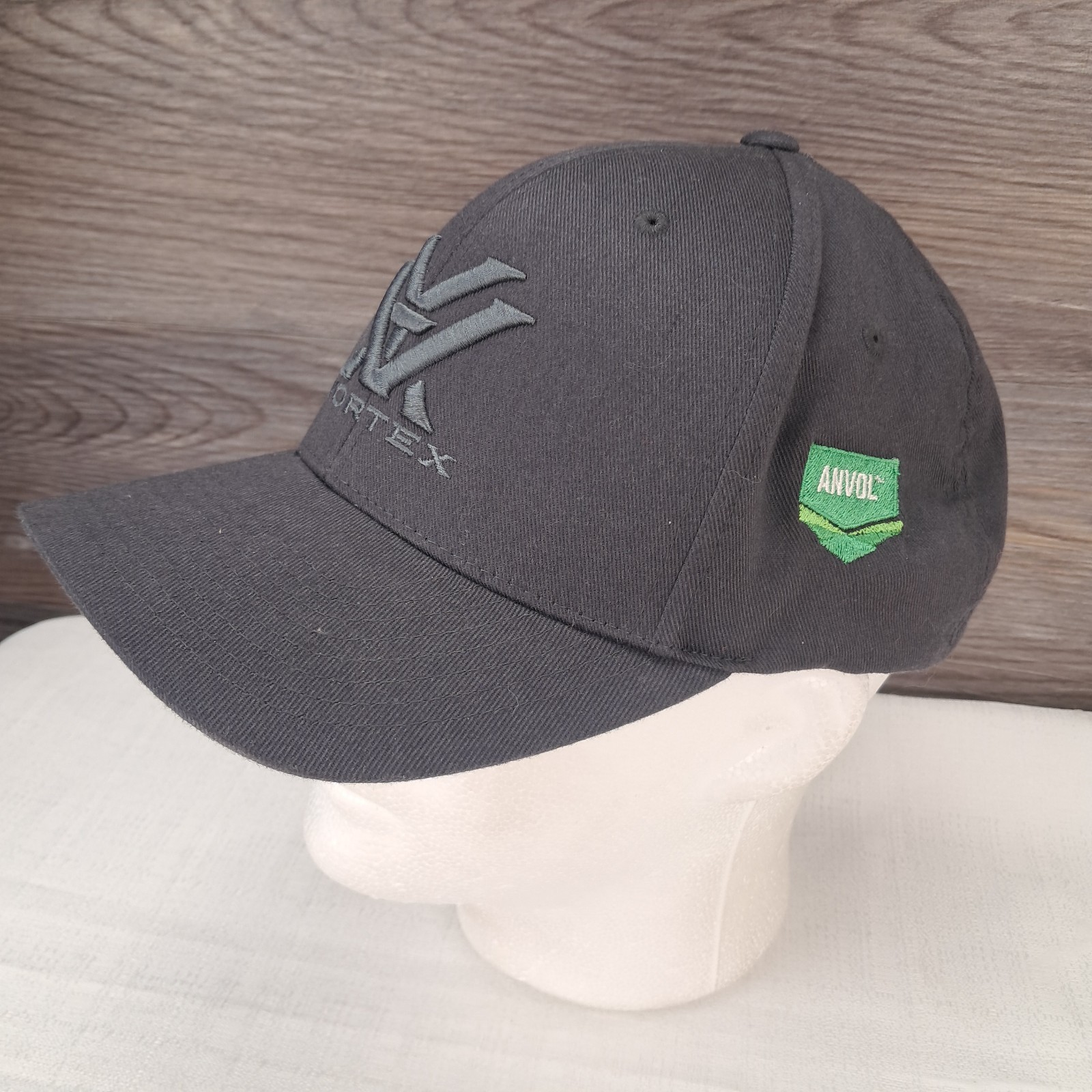 Vortex Optics Logo Gray Embroidered L/XL Flexfit Ball Cap Hat