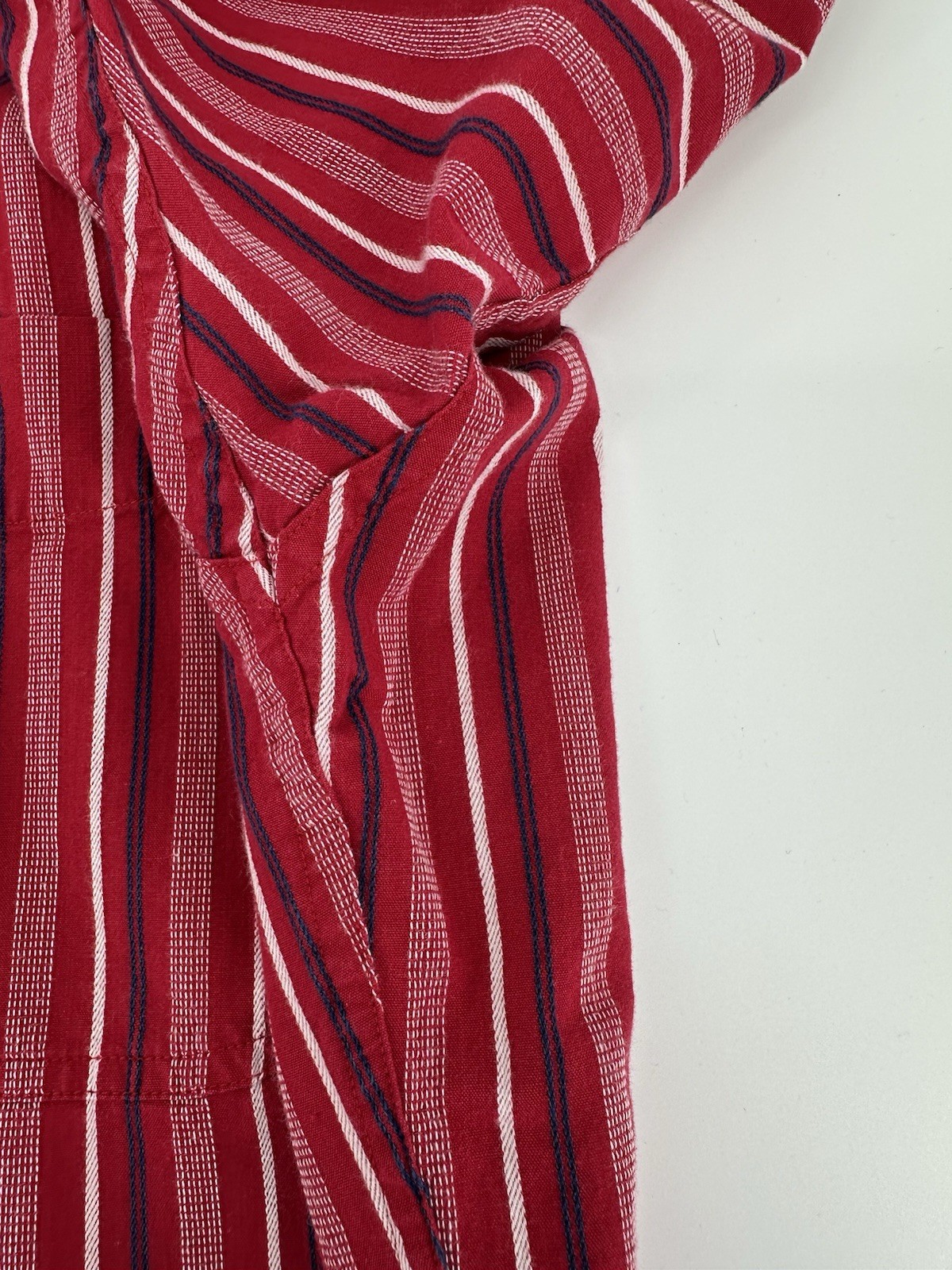 Chaps Ralph Lauren Easy Care Button Up Shirt Mens Size L Red Plaid