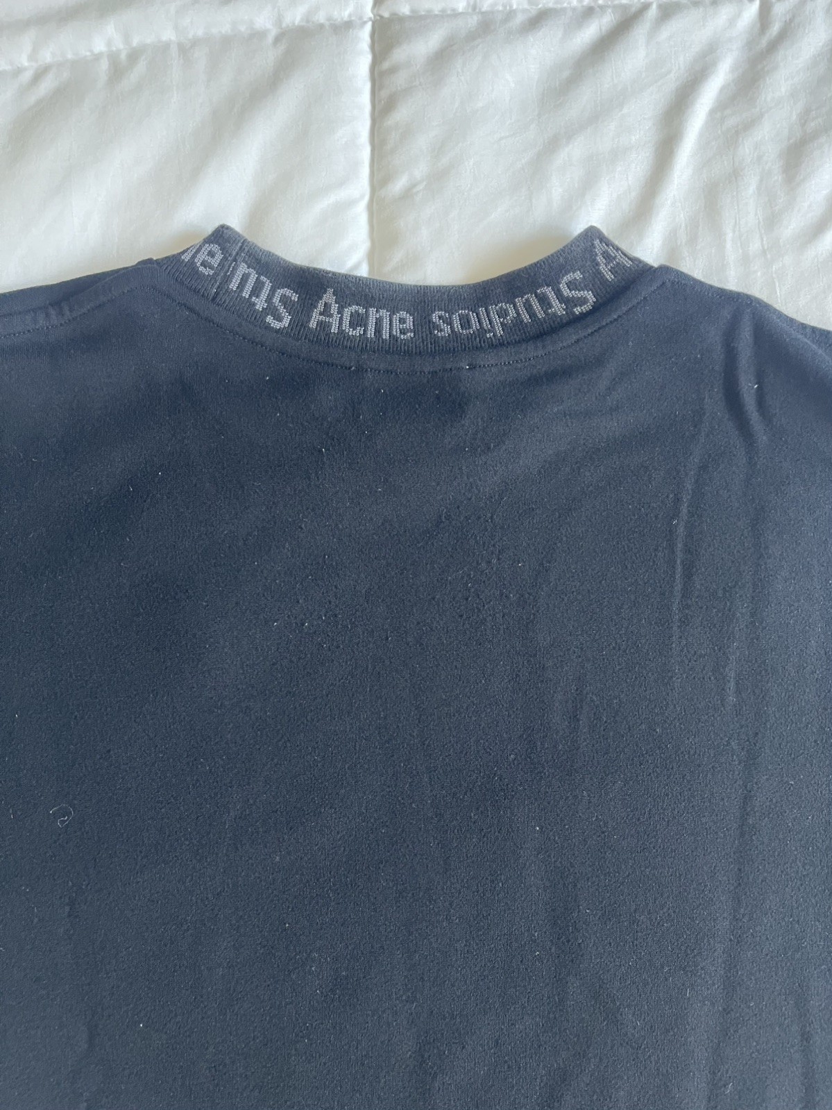 Acne Studios Navid S/S T-Shirt Men XL Black Short-Sleeve Designer Minimalist