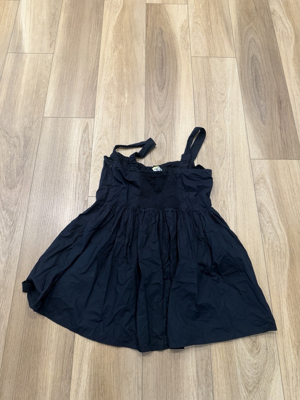 Future Collective Jenee Naylor Black Cotton bustier boning Mini Dress 18