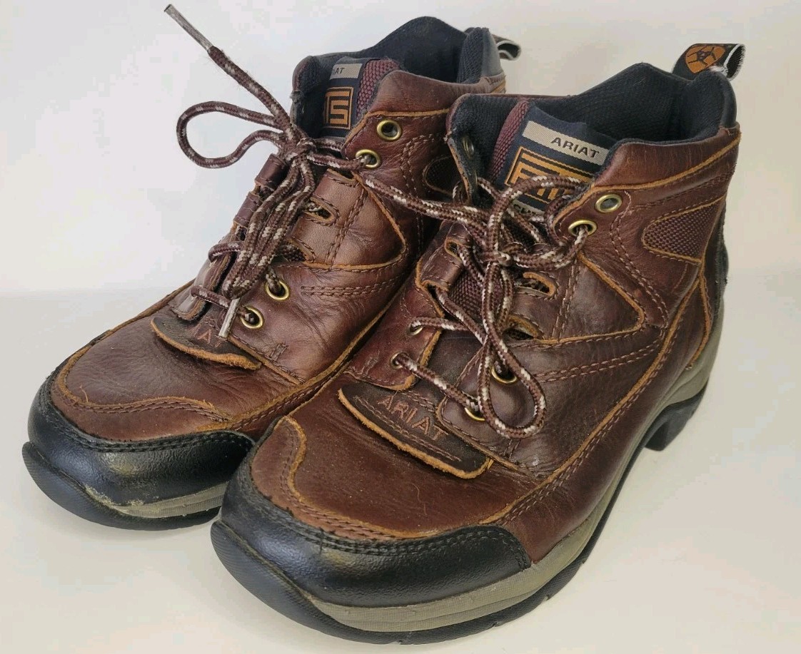 Ariat 10004138 Women’s Size 6.5 B Brown Leather Terrain Endurance Hiking Boots