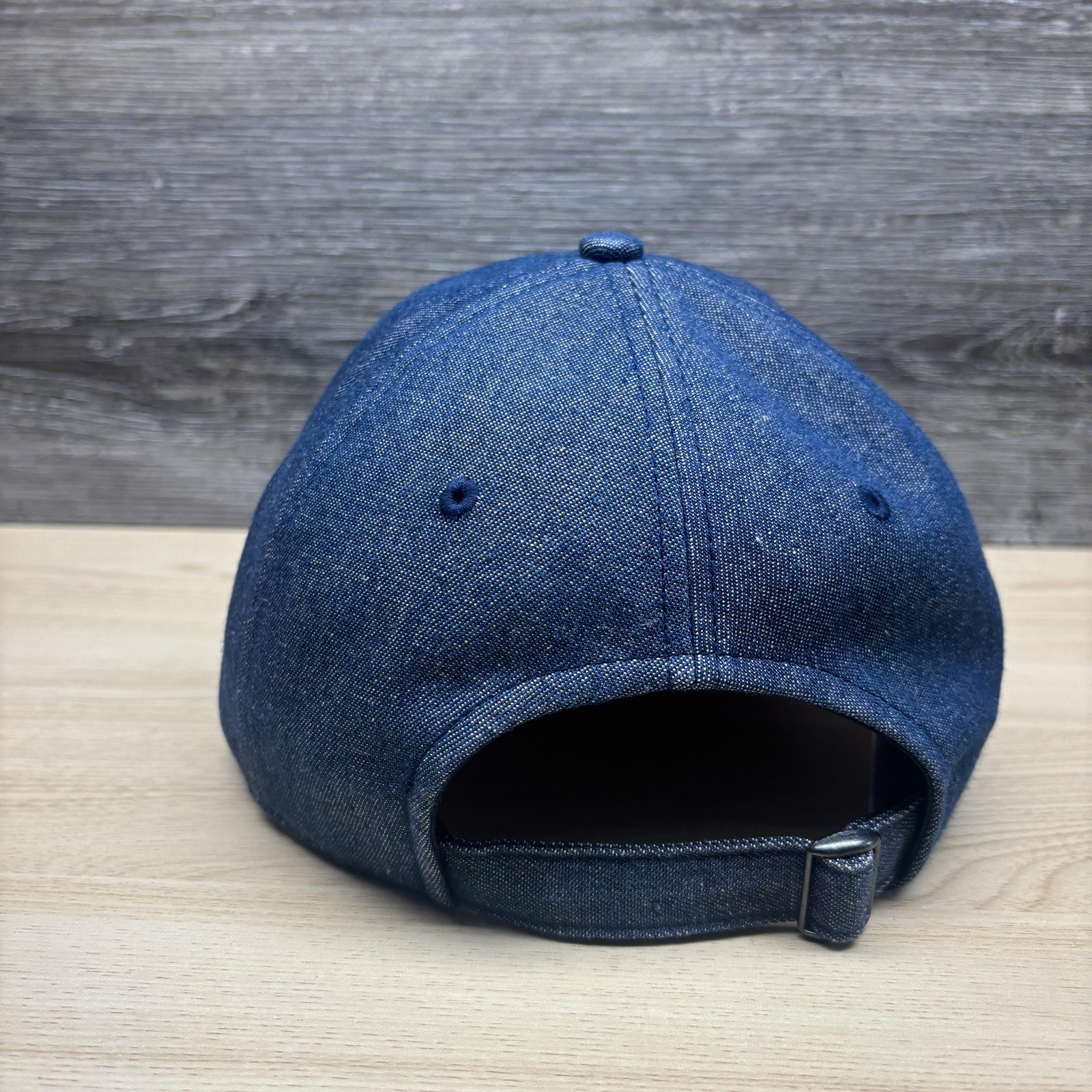 J Crew Mercantile Hat Cap Strap Back Mens One Size Blue Denim Baseball