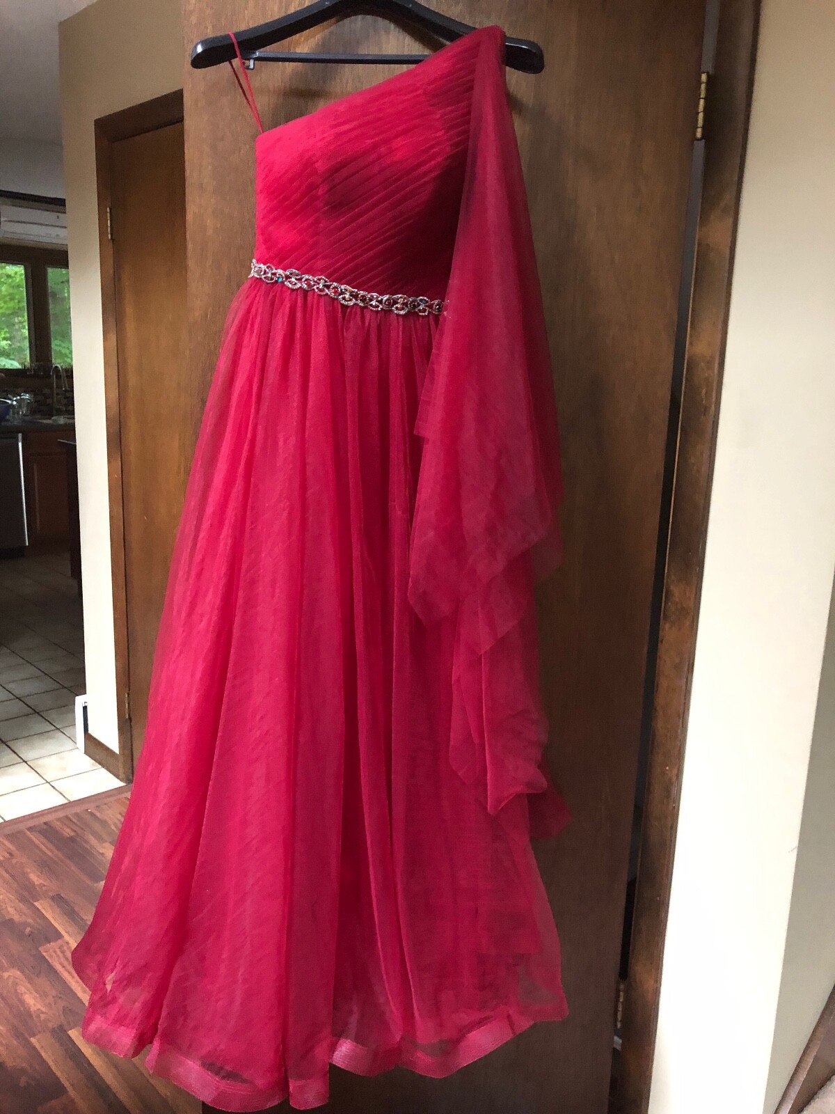 Red Prom Cocktail Party Dress