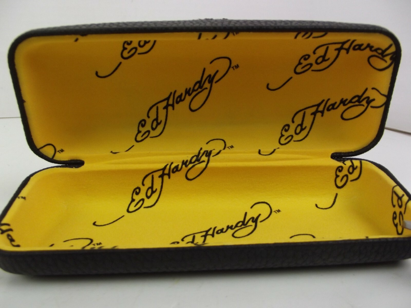 Ed Hardy Eyewear Glasses Sunglasses Hard Case Clam Shell Embroidery Tiger New