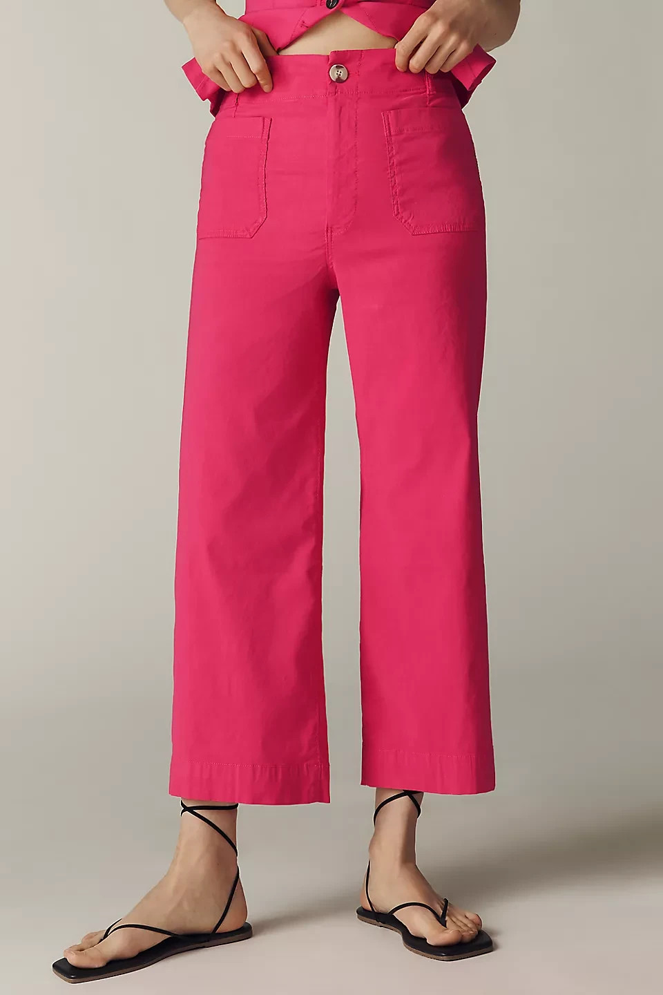 Anthropologie – Colette Magic Fabric Crop Wide-Leg Pants by Maeve